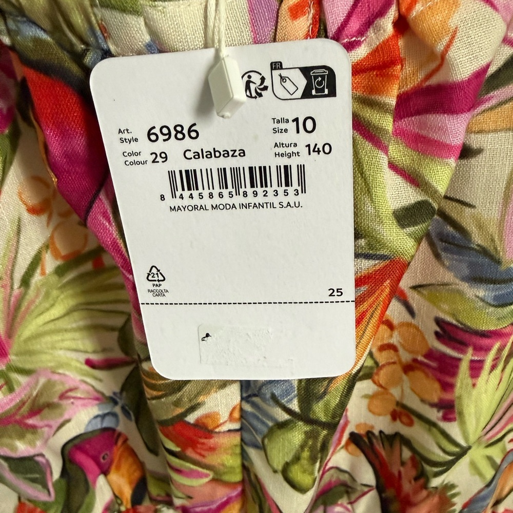 New With Tags Mayoral Girl’s Sundress - Picture 3 of 6